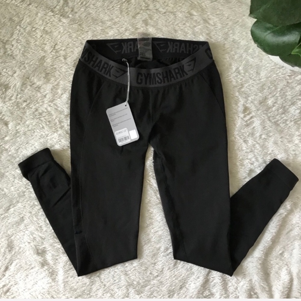 Gymshark Flex Leggings Small Black NWT